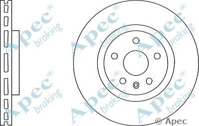 APEC BRAKING dsk2701 -  Тормозной диск